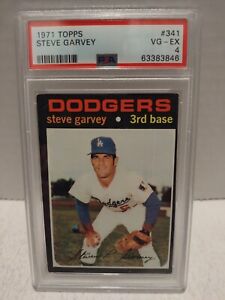 1971 Topps Baseball #341 Steve Garvey "Los Angeles Dodgers" PSA 4 VG-EX ⚾⚾