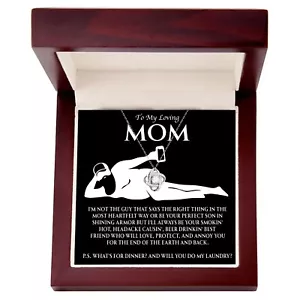 To My Loving Mom Gift, Mom Birthday Gift, Love Knot Necklace, Mother Necklace - Picture 1 of 3