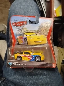 Disney Pixar Cars 2 Film Jeff Gorvette Auto #7 Maßstab 1:55 Die-Cast Fahrzeug Spielzeug - Bild 1 von 2
