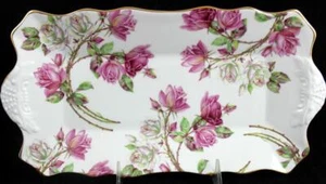 Aynsley Elizabeth Rose Smooth Edge Large Sandwich Tray - Picture 1 of 4