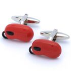 Cufflinks - Computer Mouse Red Red Mouse