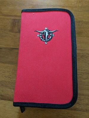 Travel Texas Hold Em Poker Playing Card Travel Set in Zipper Close Case w/ Chips - Image 1 of 3