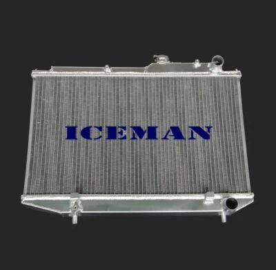 2 Row Aluminum Radiator Fit 1983 84 85 86 87 Toyota Corolla AE86 GTS 1.6L L4 MT Foto 1 de 4