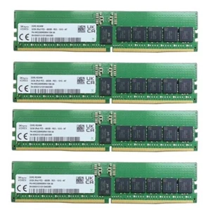 Hynix 128GB (4X32GB) DDR5 4800MHz PC5-38400 2RX8 ECC Registered RDIMM Memory Ram - Picture 1 of 5