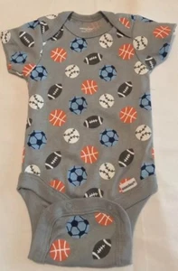Nwot Gerber Onesies Baby Boy Short Sleeve Bodysuit NEWBORN - Picture 1 of 3