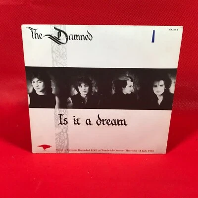 THE DAMNED Is It A Dream 1985 UK 7" vinyl single Street Of Dreams original 45 A - Image 1 of 4