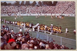 Vintage Purdue Football Spiel die "Big Ten" Konferenz Ross Ade Stadion Postkarte - Bild 1 von 2