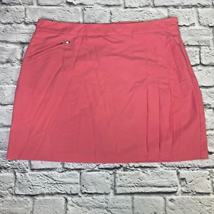 WOMENS IZOD GOLF CLASSIX PINK PLEATED SKORT SKIRT SHORTS - Picture 1 of 9