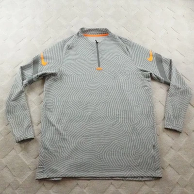 Nike Dri-FIT Strike Football Drill Top Mens Extra Large Gray Soccer Training - Image 1 of 4