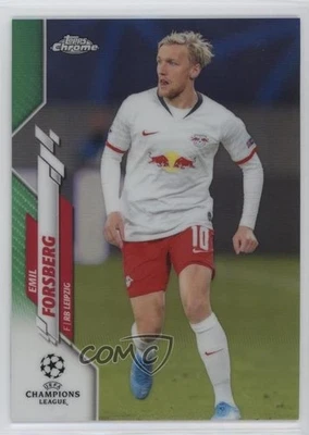 2019-20 Topps Chrome UCL Green Refractor /99 Emil Forsberg #40 - Image 1 of 2