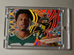 2025 Panini Revolution - Matthew Golden #1 Rookie Variation SSP Case Hit RC! - Picture 1 of 2