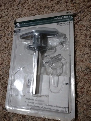 Manija en T de bloqueo Everbilt eje de 5/16 por 4 pulgadas nueva con llaves cerradura de puerta de garaje  Foto 1 de 3