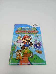 Nintendo Wii livret d'instructions manuel uniquement - Super Paper Mario - Photo 1/4