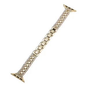 Double Diamond Chain Fashion Band Compatible For Apple Watch S9/8/7/6/5/4/SE - Imagen 1 de 16