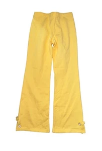 Gymboree Yellow Boot Cut Sweatpants Girls 8 Sunflower Dangle - Picture 1 of 6