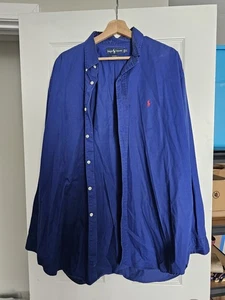 Polo Ralph Lauren Men’s Blake Button Down Shirt Size X-Large Blue - Picture 1 of 5