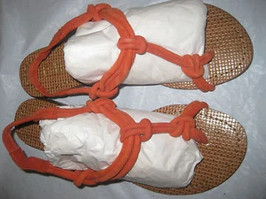 Report DAMEN FLACHE SANDALEN MUSTER SCHUHE GRÖSSE 6 (G168) (G169) - Bild 1 von 5