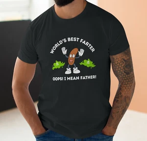 World's Best Farter - Camiseta para hombre - Negro/Blanco/Azul - Divertido regalo del Día del Padre - Imagen 1 de 8