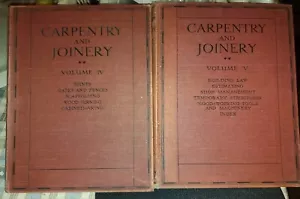 Carpentry and Joinery: Volumes IV and V (John Ednie - 1925) (ID:69599) - Picture 1 of 7