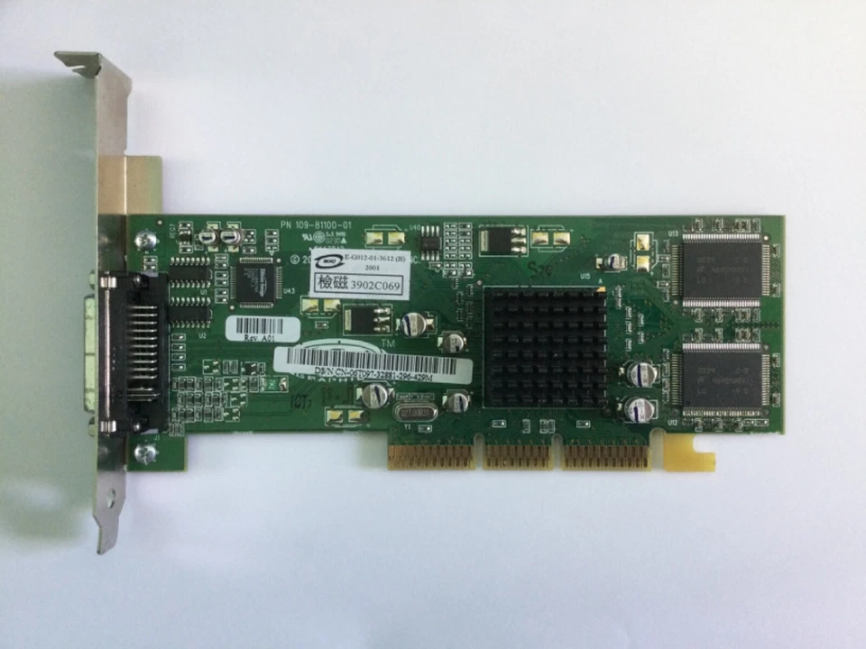 FULL HEIGHT DELL 6T097 / 06T097 DUAL ATI RADEON 7000 32MB AGP P&D - image 1 of 1