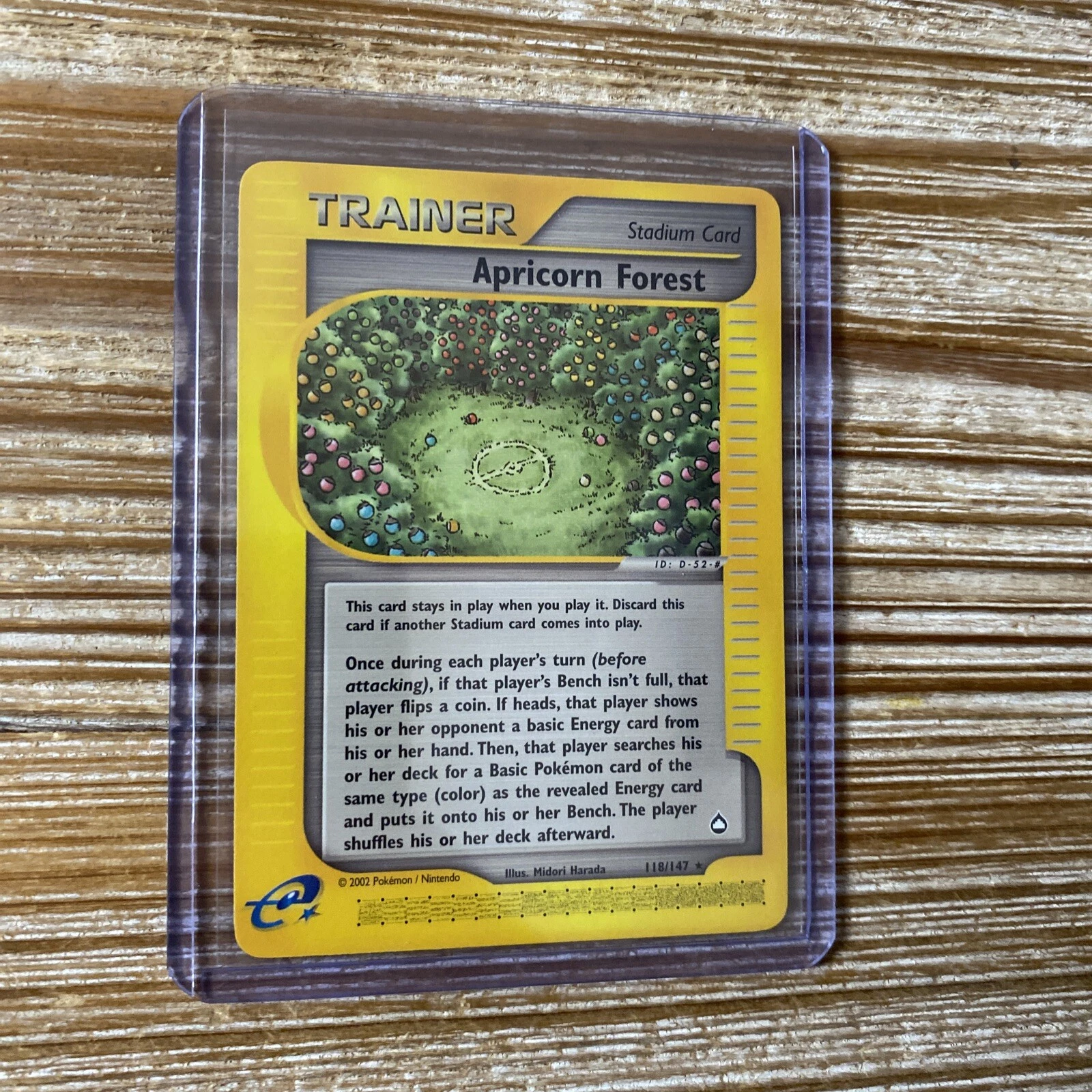 Pokemon Aquapolis Apricorn Forest 118/147 Near Mint NM
