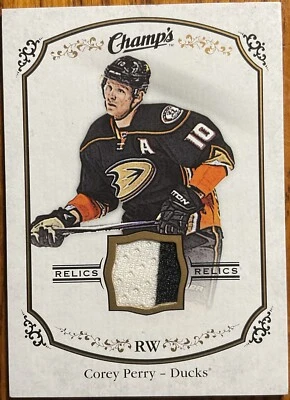2015-16 Upper Deck Champ’s Jerseys Corey Perry #J-CP Anaheim Ducks - Image 1 of 2