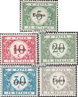 Belgische Post Eupen P1-P5 (compleet Kwestie) postfris MNH 1920 Tekening nummers