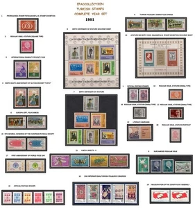 TÜRKEI 1981, KOMPLETTER JAHRGANGSSATZ, ENTHÄLT AMTLICHE UND ENDGÜLTIGE BRIEFMARKEN, POSTFRISCH - Bild 1 von 1