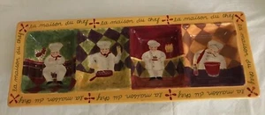 Certified International Jennifer Brinley Divided Tray Platter La Maison Du Chef - Picture 1 of 8