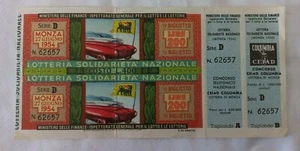 4367 - NATIONALE SOLIDARITÄT LOTTERIESCHEIN 1954 - Bild 1 von 2