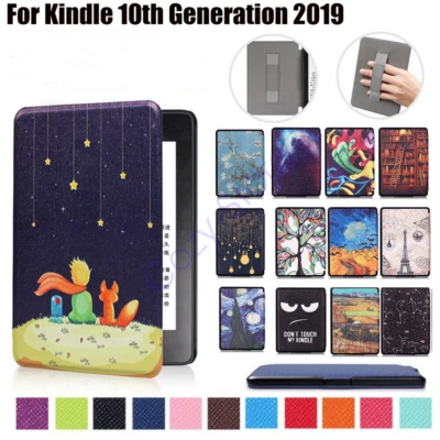 Kindle 10th Gen 6'' Case J9g29r Lightweight Pu Leather Cover With Hand Strap - Image 1 of 4