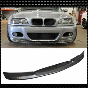 FÜR 2001-2006 BMW E46 M3 CSL STYLE CARBON FIBER FRONT BUMPER LIP SPLITTER - Bild 1 von 11