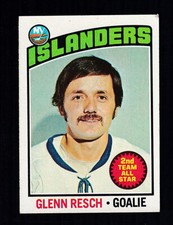 1976-77 GLENN Chico RESCH #250 VG-EX Topps Islanders GOALIE Star NHL Hockey Card