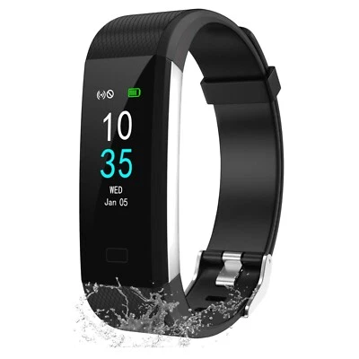 Fitness Armband  Smartwatch Schrittzähler GPS Schlaf Tracking - Bild 1 von 4