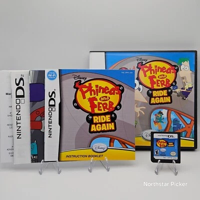 Phineas and Ferb: Ride Again (Nintendo DS, 2010) Completo | Limpio | Probado/Funciona Foto 1 de 3