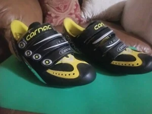Woman Yellow Quartz Carbon Cycling Shoes - Picture 1 of 4