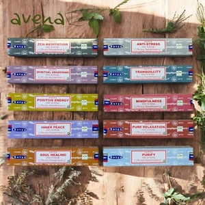10 Pack Mixed Original Satya Mindfulness Incense Sticks 10 x 15g Great Value! - Picture 1 of 7