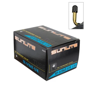Sunlite Bicycle Inner Tube 12-1/2" x 2-1/4" (1.75") Schrader Valve 70 Degrees - Picture 1 of 2