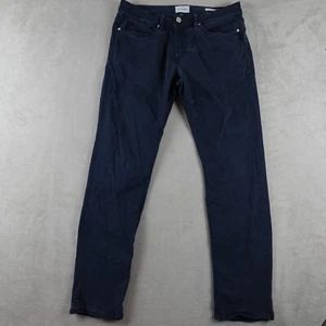 Frame Jeans Womens 33 Black Le Homme De Slim Straight Leg Mid Rise - Picture 1 of 17