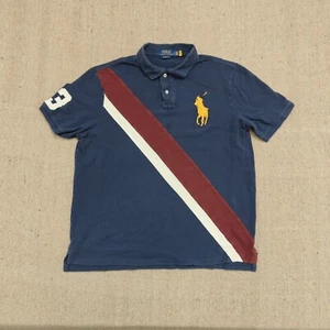 Polo Ralph Lauren Polo Hombre Grande Azul Goteo Big Pony 3 - Imagen 1 de 9