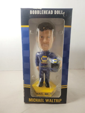 Michael Waltrip NAPA Bobblehead, Great NASCAR Collectible Original Package Cover
