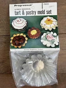 Vintage Blechkuchen & Gebäckform Set 6-teilig Neu in Verpackung Westdeutschland Progressus NEU! - Bild 1 von 1