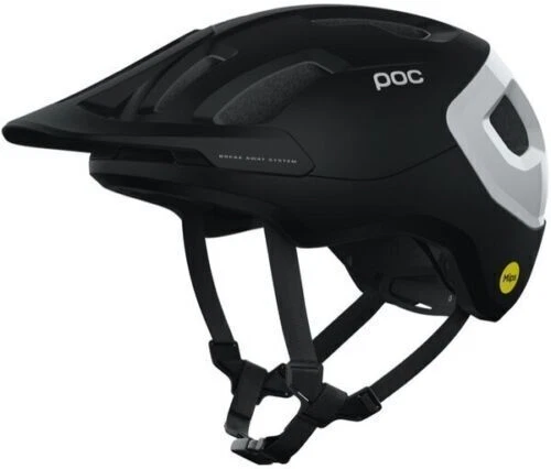Poc Axion Helmet Race Mips Bike Cycling Black/White Adult 51-54 Small
