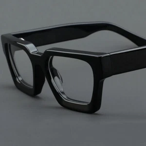 Thick Acetate Square Reading Galsses Full Rim Women Men Readers New Eyeglasses - Picture 1 of 17