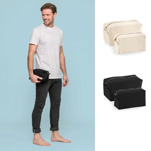Westford Mill Canvas Accessory Case (W552) - Mens Womens Travel Cosmetic Bag