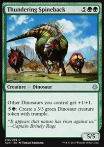 MTG 4x THUNDERING SPINEBACK - DORSOSPINO ROBOANTE - XLN - MAGIC - Picture 1 of 1