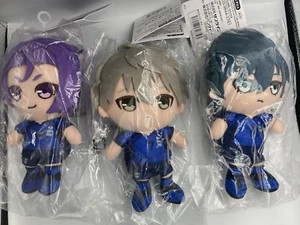 Juego de 6 peluches BLUE LOCK Chibi Rin Itoshi Yoichi Isagi Reo Mikage Nagi Seishiro - Imagen 1 de 10