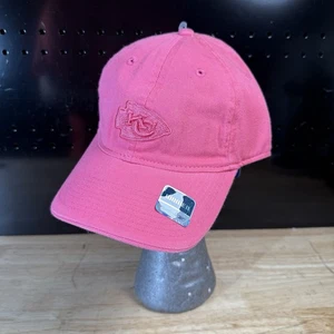 NEW Kansas City Chiefs Hat Cap Womens Strap Back Pink Football Reebok Ladies - Picture 1 of 3