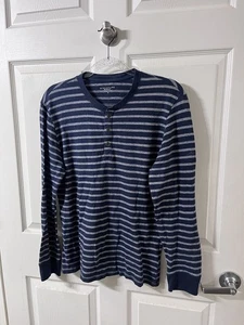 Men’s Structure Slim Fit Size M Dress T Shirt Navy Blue  - Picture 1 of 3
