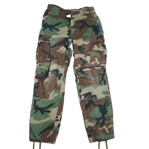 Vintage Military BDU Camo Pants Small Regular Woodland Combat Tactical Y2K - Picture 1 of 11